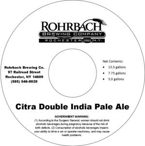 Rohrbach Citra Double India Pale Ale