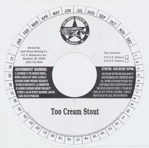 Dark Horse Brewing Company Too Cream Stout