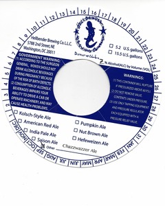 Hellbender Brewing Company Chazzwazzer Ale June 2015