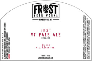 Just Vt Pale Ale