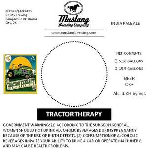 Mustang Brewing Company Tractor Therapy May 2015