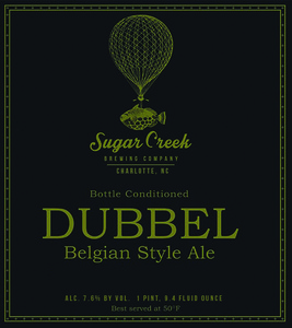 Sugar Creek Brewing Company Dubbel July 2015