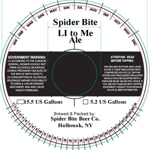 Spider Bite Li To Me May 2015