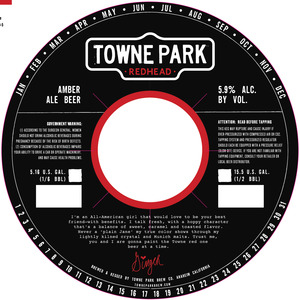 Towne Park Brew Co. Redhead May 2015