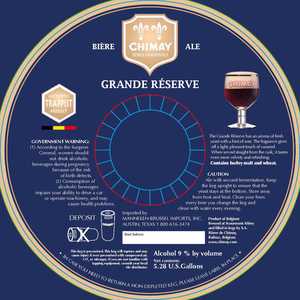 Chimay Grande Reserve May 2015