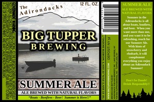 Big Tupper Brewing Summer Ale