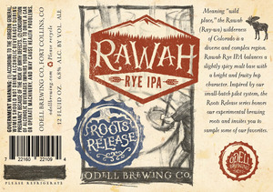 Odell Brewing Company Rawah May 2015