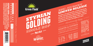 Green Flash Brewing Company Styrian Golding May 2015