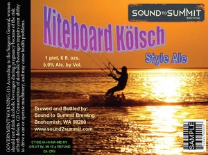 Kiteboard Kolsch Style Ale May 2015