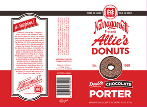 Narragansett Allies Double Chocolate Porter May 2015