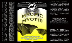 The Blind Bat Brewery LLC Myopic Myotis
