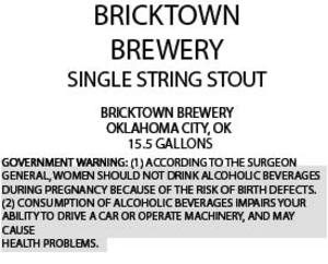 Single String Stout 
