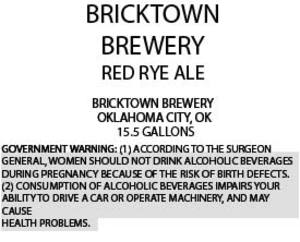 Red Rye Ale 