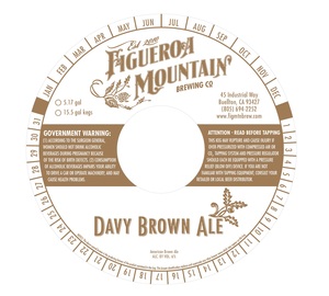 Figueroa Mountain Brewing Company Davy Brown Ale