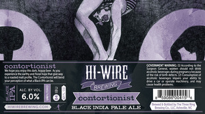 Contortionist Black India Pale Ale May 2015