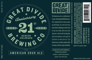 Great Divide Brewing Company 21st Anniversary