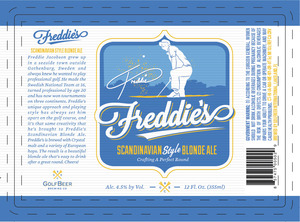 Freddie's Scandinavian Style Blonde Ale 