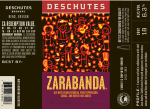 Deschutes Brewery Zarabanda