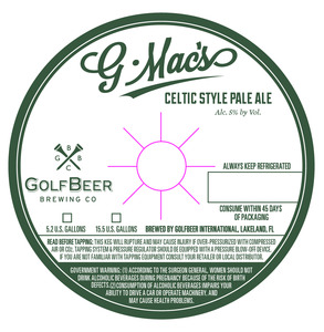 G. Mac's Celtic Style Pale Ale 