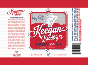 Keegan Bradley's New England Style Lager 
