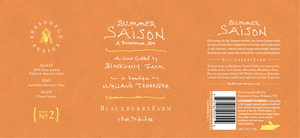 Blackberry Farm Summer Saison