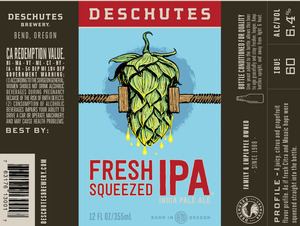 Deschutes Brewery Fresh Squeezed