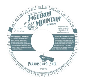 Figueroa Mountain Brewing Company Paradise Rd Pilsner May 2015