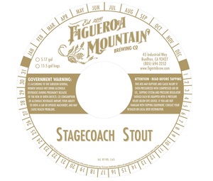 Figueroa Mountain Brewing Company Stagecoach Stout May 2015