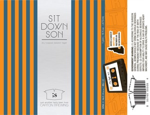 Carton Brewing Sit Down Son