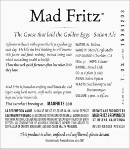 Mad Fritz The Goose That Laid The Golden Eggs