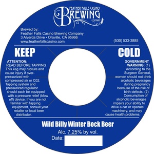 Wild Billy Bock Beer 