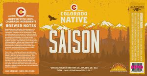 Colorado Native Saison