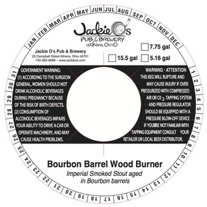 Jackie O's Bourbon Barrel Wood Burner