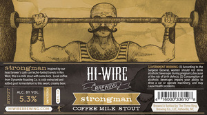 Strongman Coffee Milk Stout June 2015