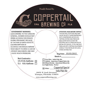 Coppertail Brewing Co Coppertail Special India Pale Ale