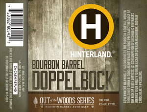 Hinterland Bourbon Barrel Doppelbock June 2015