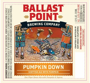 Ballast Point Pumpkin Down June 2015
