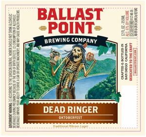 Ballast Point Dead Ringer June 2015