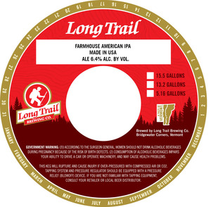 Long Trail Brewing Co. Farmhouse American IPA June 2015