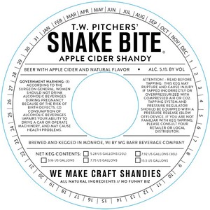T.w. Pitchers' Snake Bite Apple Cider Shandy June 2015