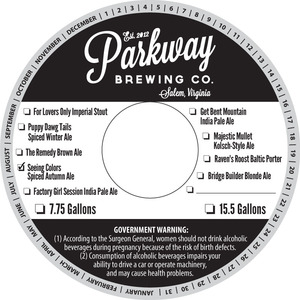 Parkway Brewing Company Seeing Colors Autumn Ale June 2015