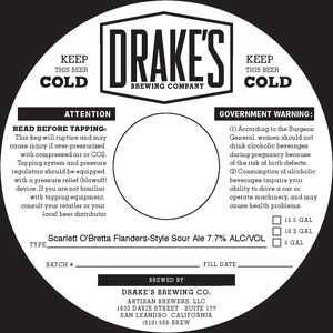 Drake's Scarlett O'bretta Flanders-style Sourale