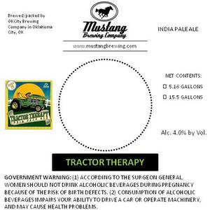 Mustang Brewing Company Tractor Therapy June 2015