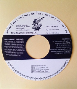 First Magnitude Brewing Co. Blueberry Ale