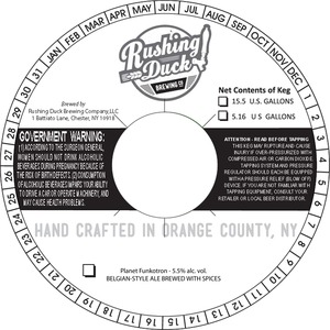 Rushing Duck Brewing Planet Funkotron