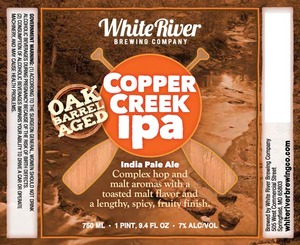 Oak Barrel Aged Copper Creek Ipa 