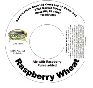 Appalachian Brewing Company Of Camp Hill Raspberry Wheat