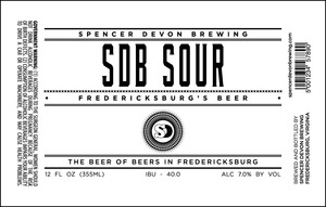 Spencer Devon Brewing Sdb Sour June 2015