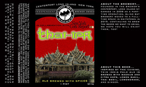 The Blind Bat Brewery LLC Thai-ipa June 2015