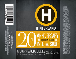 Hinterland 20th Anniversary June 2015